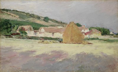 Scene at Giverny by Theodore Robinson